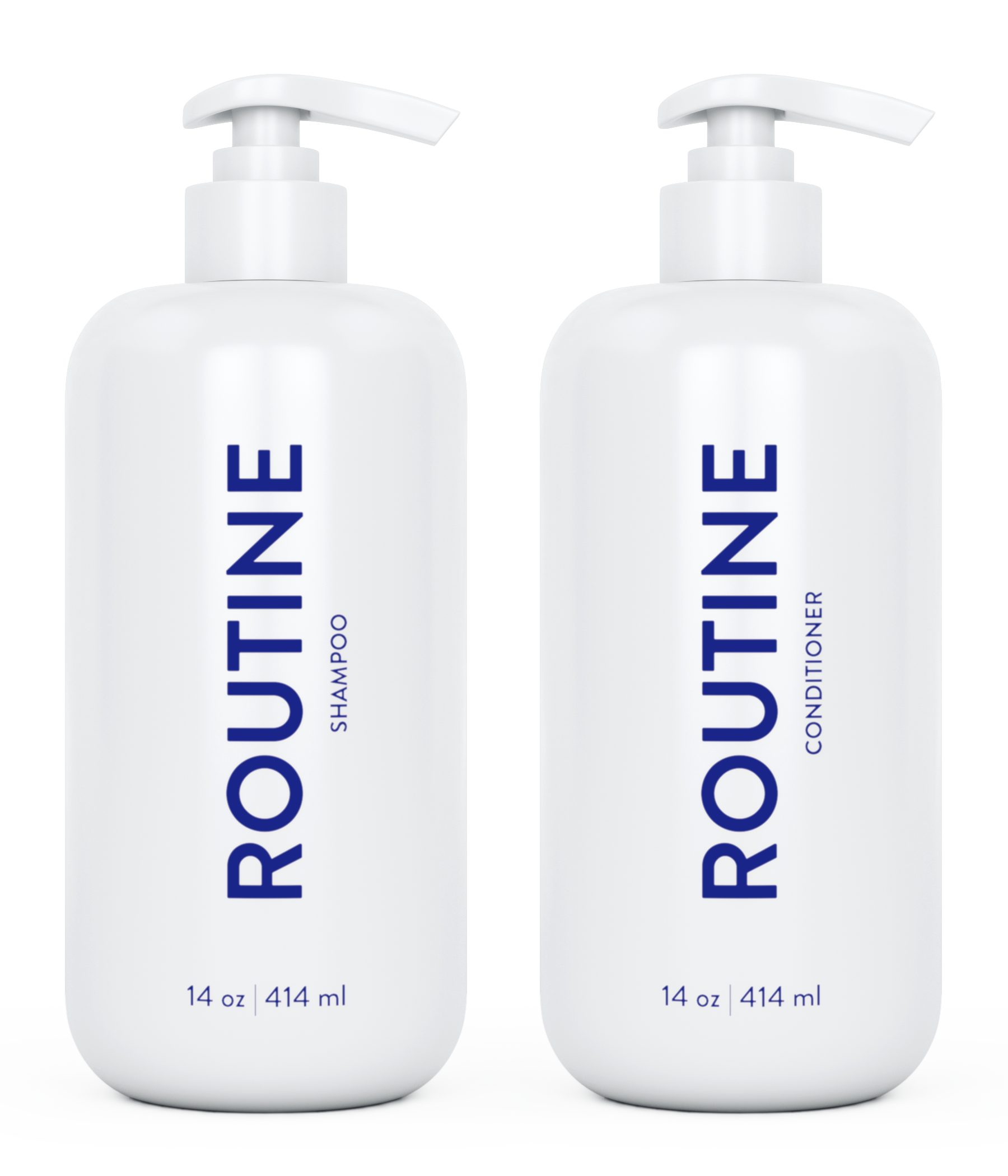 Routine Shampoo and Conditioner are scientifically formulated to end bad hair days by strengthening hair and reducing breakage