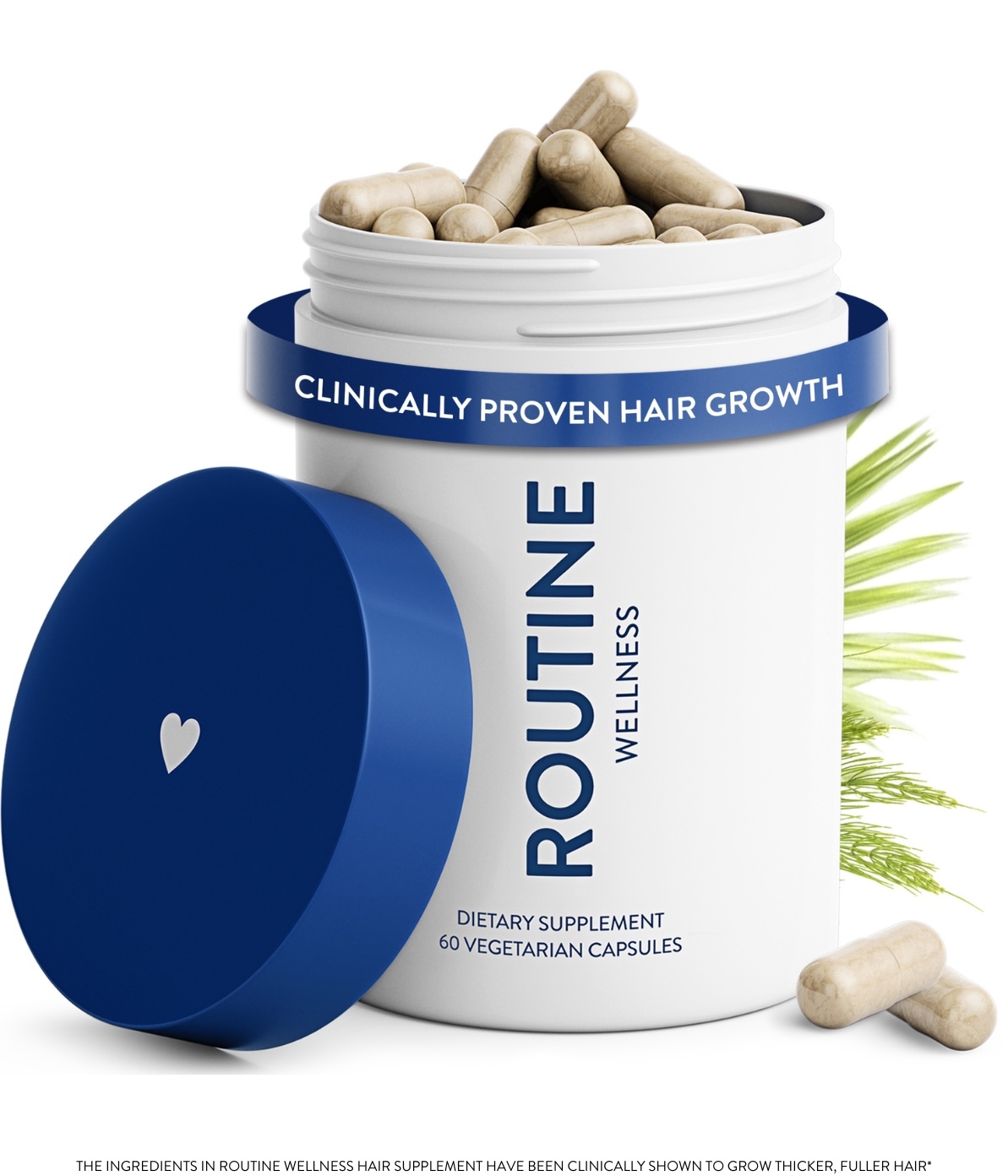 Our potent hair supplement is made with patented ingredients that have been shown to increase hair thickness and hair density.