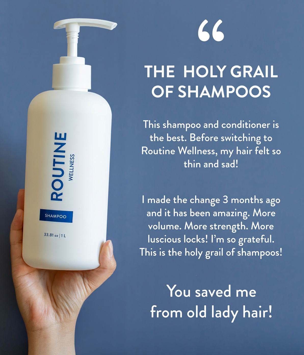 Shampoo & Conditioner (1 Liter) | Routine Care. Extraordinary Hair.