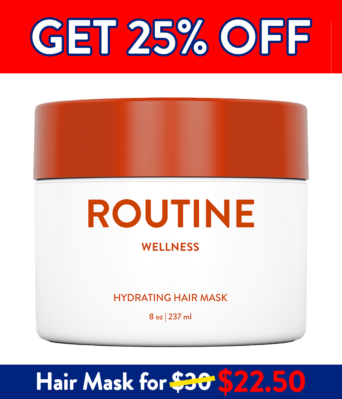 Routine Wellness Hair Masks are formulated to hydrate hair, reduce frizz, and repair damage for smoother, healthier hair