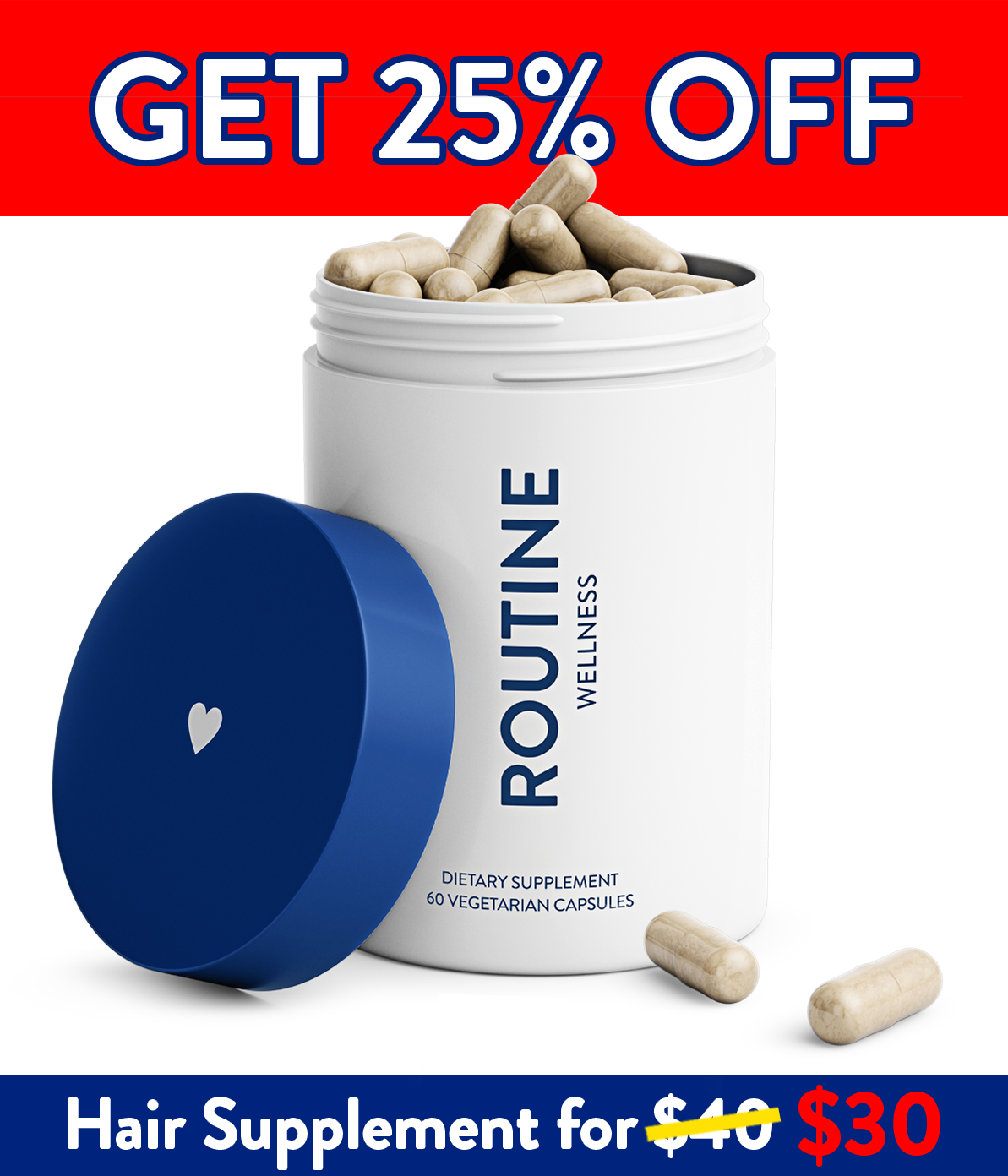 Our potent hair supplement is made with patented ingredients that have been shown to increase hair thickness and hair density.